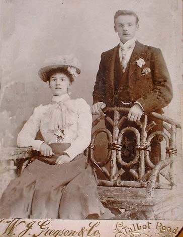Maria Bertha Pace and Frederick Birchall m 1903 Blackpool 